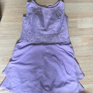 Elegant Lavender Lace Dress, Size XXL, NWOT